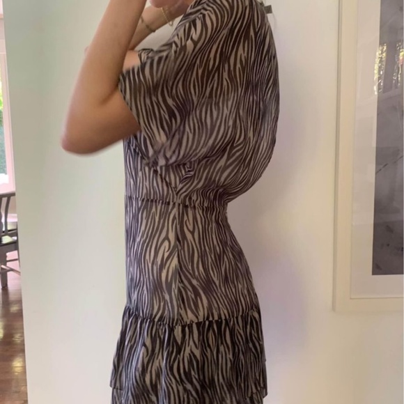 ALL SAINTS Zebra print dress - Picture 2 of 4